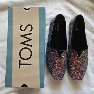 TOMS Glitter Slip-On Shoes